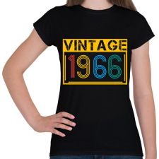 PRINTFASHION 1966 - Női póló - Fekete női póló
