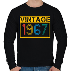 PRINTFASHION 1967 - Férfi pulóver - Fekete