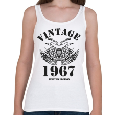PRINTFASHION 1967 - Női atléta - Fehér női trikó