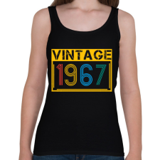 PRINTFASHION 1967 - Női atléta - Fekete női trikó