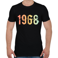 PRINTFASHION 1968 - Férfi póló - Fekete férfi póló