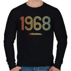 PRINTFASHION 1968 - Férfi pulóver - Fekete