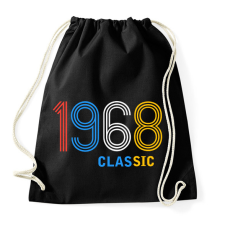 PRINTFASHION 1968 - Sportzsák, Tornazsák - Fekete tornazsák