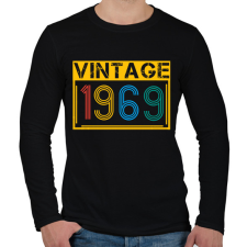PRINTFASHION 1969 - Férfi hosszú ujjú póló - Fekete férfi póló