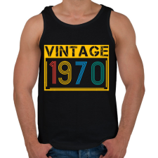 PRINTFASHION 1970 - Férfi atléta - Fekete atléta, trikó