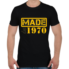 PRINTFASHION 1970 - Férfi póló - Fekete férfi póló