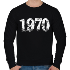 PRINTFASHION 1970 - Férfi pulóver - Fekete