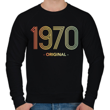PRINTFASHION 1970 - Férfi pulóver - Fekete férfi pulóver, kardigán