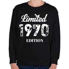 PRINTFASHION 1970 - Gyerek pulóver - Fekete