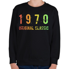 PRINTFASHION 1970 - Gyerek pulóver - Fekete gyerek pulóver, kardigán