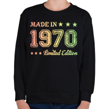 PRINTFASHION 1970 - Gyerek pulóver - Fekete gyerek pulóver, kardigán