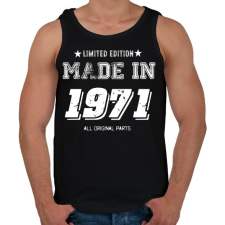 PRINTFASHION 1971 - Férfi atléta - Fekete atléta, trikó