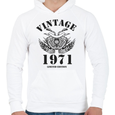 PRINTFASHION 1971 - Férfi kapucnis pulóver - Fehér női pulóver, kardigán