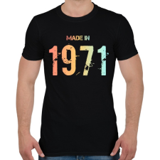 PRINTFASHION 1971 - Férfi póló - Fekete férfi póló