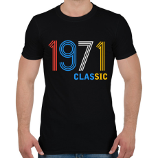 PRINTFASHION 1971 - Férfi póló - Fekete