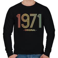 PRINTFASHION 1971 - Férfi pulóver - Fekete férfi pulóver, kardigán