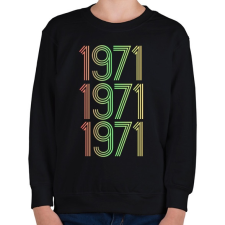 PRINTFASHION 1971 - Gyerek pulóver - Fekete gyerek pulóver, kardigán