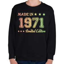 PRINTFASHION 1971 - Gyerek pulóver - Fekete gyerek pulóver, kardigán