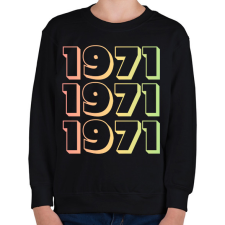 PRINTFASHION 1971 - Gyerek pulóver - Fekete gyerek pulóver, kardigán