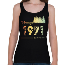 PRINTFASHION 1971 - Női atléta - Fekete női trikó