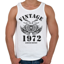 PRINTFASHION 1972 - Férfi atléta - Fehér atléta, trikó