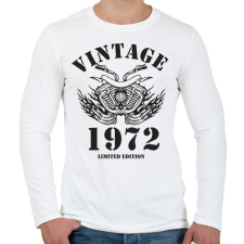 PRINTFASHION 1972 - Férfi hosszú ujjú póló - Fehér férfi póló
