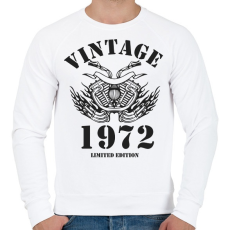 PRINTFASHION 1972 - Férfi pulóver - Fehér