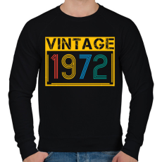 PRINTFASHION 1972 - Férfi pulóver - Fekete