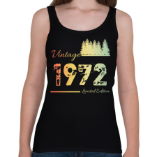 PRINTFASHION 1972 - Női atléta - Fekete női trikó