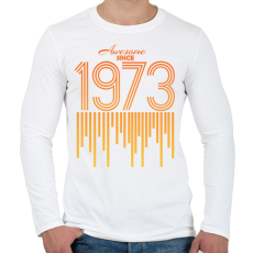 PRINTFASHION 1973 - Férfi hosszú ujjú póló - Fehér