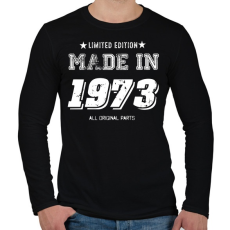 PRINTFASHION 1973 - Férfi hosszú ujjú póló - Fekete