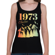 PRINTFASHION 1973 - Női atléta - Fekete női trikó