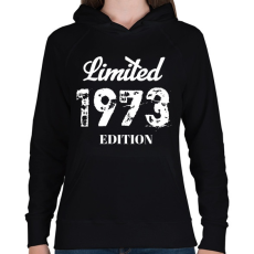 PRINTFASHION 1973 - Női kapucnis pulóver - Fekete