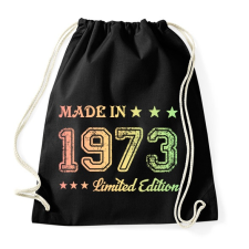 PRINTFASHION 1973 - Sportzsák, Tornazsák - Fekete tornazsák