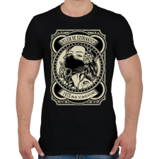 PRINTFASHION 1973 Velem ne szórakozz - Férfi póló - Fekete férfi póló