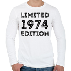 PRINTFASHION 1974 - Férfi hosszú ujjú póló - Fehér