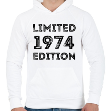 PRINTFASHION 1974 - Férfi kapucnis pulóver - Fehér
