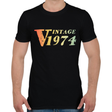 PRINTFASHION 1974 - Férfi póló - Fekete férfi póló