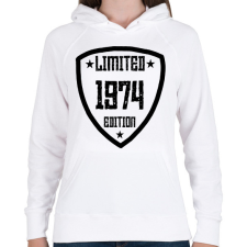 PRINTFASHION 1974 - Női kapucnis pulóver - Fehér női pulóver, kardigán