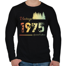 PRINTFASHION 1975 - Férfi hosszú ujjú póló - Fekete férfi póló