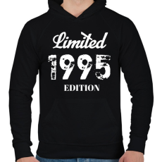 PRINTFASHION 1975 - Férfi kapucnis pulóver - Fekete