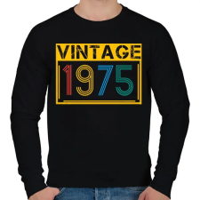 PRINTFASHION 1975 - Férfi pulóver - Fekete férfi pulóver, kardigán
