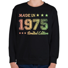 PRINTFASHION 1975 - Gyerek pulóver - Fekete gyerek pulóver, kardigán