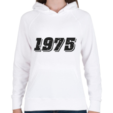 PRINTFASHION 1975 - Női kapucnis pulóver - Fehér