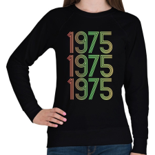 PRINTFASHION 1975 - Női pulóver - Fekete női pulóver, kardigán