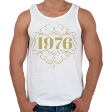 PRINTFASHION 1976 - Férfi atléta - Fehér atléta, trikó