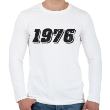 PRINTFASHION 1976 - Férfi hosszú ujjú póló - Fehér férfi póló