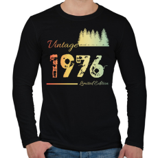 PRINTFASHION 1976 - Férfi hosszú ujjú póló - Fekete