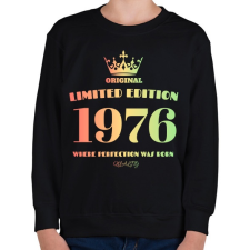 PRINTFASHION 1976 - Gyerek pulóver - Fekete gyerek pulóver, kardigán