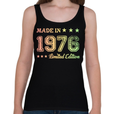 PRINTFASHION 1976 - Női atléta - Fekete női trikó